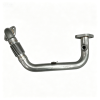 Ensemble de tuyau d'échappement de moteur de haute qualité 1014309971 pour l'échappement du moteur, avec support de capteur, support et bride.