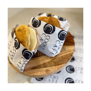 Papel Encerado Personalizado con Logotipo, Papel de Silicona con Recubrimiento de PE para Envolver Alimentos, Papel Antigrasa para Sándwiches, Pan, Galletas y Comida de Restaurante - Product Image 1