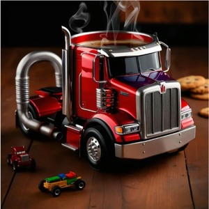 Nouveau produit transfrontalier : Tasses à café semi-camion en résine - Product Image 2