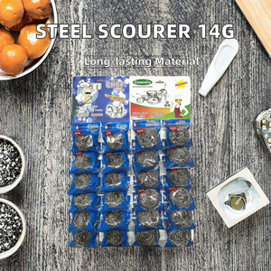 Sterling thép chà bóng 14g thép không gỉ cọ rửa nhà bếp làm sạch miếng bọt biển rửa chén cọ rửa miếng bọt biển - Product Image 2