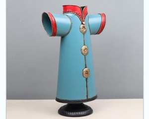 Modelo <span class=keywords><strong>de</strong></span> <span class=keywords><strong>Hierro</strong></span> Vintage Cheongsam para Decoración <span class=keywords><strong>de</strong></span> Escritorio <span class=keywords><strong>de</strong></span> Oficina <span class=keywords><strong>en</strong></span> Casa, Escultura <span class=keywords><strong>de</strong></span> Arte Coleccionable, Metal Reciclado - Product Image 2