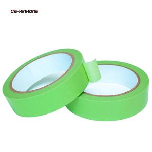 Hoge temperatuur UV-bestendige, residu-vrije autolak, laaghechtende kleverige groene washi-papier afplaktape - Product Image 1