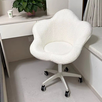 Chaise de coiffeuse moderne multicolores pour la chambre de fille, tabouret de coiffeuse pour la maison, le salon de manucure et le bureau