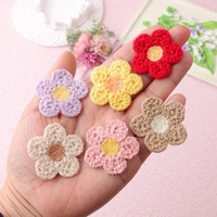Patch de réparation brodé floral fait main pour vêtements en tricot et chaussettes, décoration, Chine continentale
