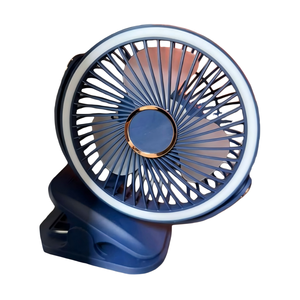 Ventilador de escritorio portátil, miniventilador de refrigeración recargable por USB para coche, dormitorio, Camping - Product Image 5