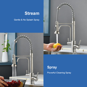 <span class=keywords><strong>Rubinetto</strong></span> da Cucina a 3 Vie in Acciaio Inox con Purificazione dell'<span class=keywords><strong>Acqua</strong></span> Calda e Fredda e Doccetta Estraibile <span class=keywords><strong>per</strong></span> Hotel e Cucine - Product Image 5