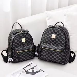 Hot Sale Luxury Mini PU Leather Women's School Backpack Small School Bag with Zipper Closure Fashion Purses for Girls Ladies - Product Image 2