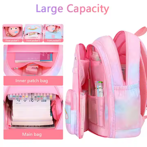 Nueva mochila para estudiantes <span class=keywords><strong>de</strong></span> secundaria y secundaria, mochila impermeable reductora <span class=keywords><strong>de</strong></span> peso <span class=keywords><strong>de</strong></span> gran capacidad para niñas <span class=keywords><strong>de</strong></span> escuela <span class=keywords><strong>primaria</strong></span> - Product Image 6