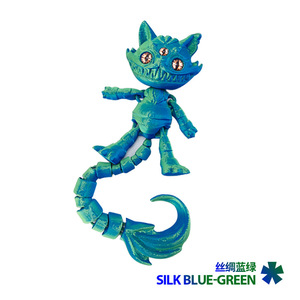 Nouveauté : Jouets chat effrayant à longue queue imprimés en 3D, figurines d'animaux monstres de Halloween, modèles articulés, jouets anti-stress, cadeau - Product Image 5