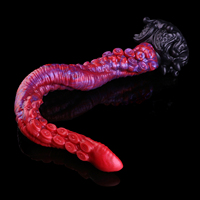 FAAK Soft Premium Silicone Knot, Dragon & Monster Fantasy Dildos, Animal Long Tentacle Dildo, Sex Toy for Woman Man