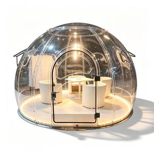 Casa Burbuja Transparente Personalizada de PC, Villa Prefabricada Impermeable para Glamping al Aire Libre con Vista a la Cielo Estrellado, para Resort, Camping <span class=keywords><strong>y</strong></span> Hotel - Product Image 5