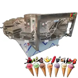 2024 Fabriek Hete Verkoop Suiker Kegel Maken Machine Ijs Pizzelle En Wafel Kegel Machine Russische Karamel Wafel Biscuit