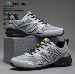 Chaussures de sport pour hommes de grande taille, respirantes en mesh, pour la randonnée, le cyclisme, le travail en extérieur, la montagne, la randonnée hors route, chaussures de sport personnalisées pour hommes, vente en gros - Product Image 1