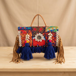 Sac à main décontracté pour femme en cuir véritable léger, pliable, portable et élégant, avec fermeture éclair, collection BS International - Product Image 3