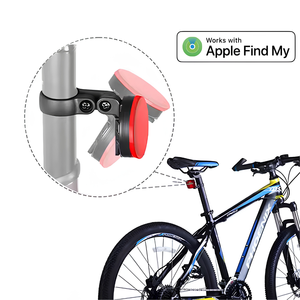 Sonnette de vélo avec feu arrière, support de fixation pour vélo, dispositif anti-perte, localisateur GPS, traceur pour AirTag, localisation mondiale - Product Image 1
