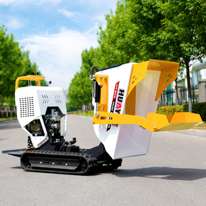 Heavy Duty Small Mini <b>Dumper</b> Price for Sale with High Lifting Hydraulic Crawler Dump Truck 500kg Factory <b>Tracked</b> Easy to Operate - Product Image 4