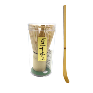 High Quality Food Grade Bamboo Matcha <strong>Whisk</strong> with Bamboo Spoon - Product Image 1