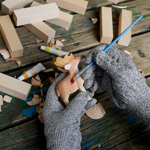 Juego de 24 bloques de tallado de tilo de madera maciza, diseño moderno, juguetes educativos hechos a mano para principiantes, modelos de tallado para niños - Product Image 4