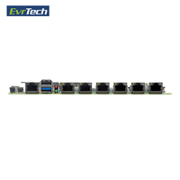 1u serveur mini mince itx pfsense 6 ethernet port lan 12th J6412 pare-feu vpn fortinet appareil de sécurité routeur x86 carte mère