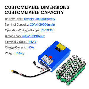 Индивидуальный литиевый аккумуляторный блок 43.2В 30Ач 21700 50S с защитой BMS – безопасный источник питания для стабильной работы промышленных дронов - Product Image 2