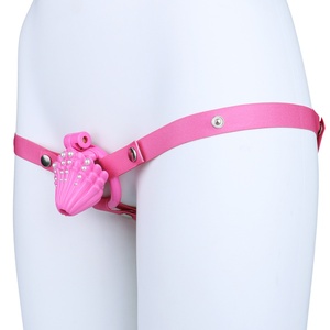 อุปกรณ์ล็อคองคชาตแบบสายรัด ANOSX รุ่น Chastity Cage Scallop อุปกรณ์รักษาพรหมจรรย์สำหรับผู้ชาย แบบง่าย ใช้กับกุญแจล็อคอวัยวะเพศชาย ของเล่นทางเพศ BDSM สำหรับผู้ชาย - Product Image 3