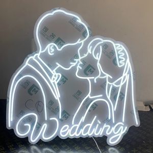 Letrero <span class=keywords><strong>de</strong></span> Neón Romántico para Boda, Letrero Luminoso <span class=keywords><strong>de</strong></span> Acrílico LED Colorido, Luces <span class=keywords><strong>de</strong></span> Neón para Decoración <span class=keywords><strong>de</strong></span> Bodas, Matrimonios y Fiestas en el Hogar - Product Image 1