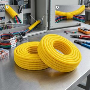 Tube ondulé en plastique pour faisceau de câbles (matériaux PE/PP/PA6) - Product Image 2