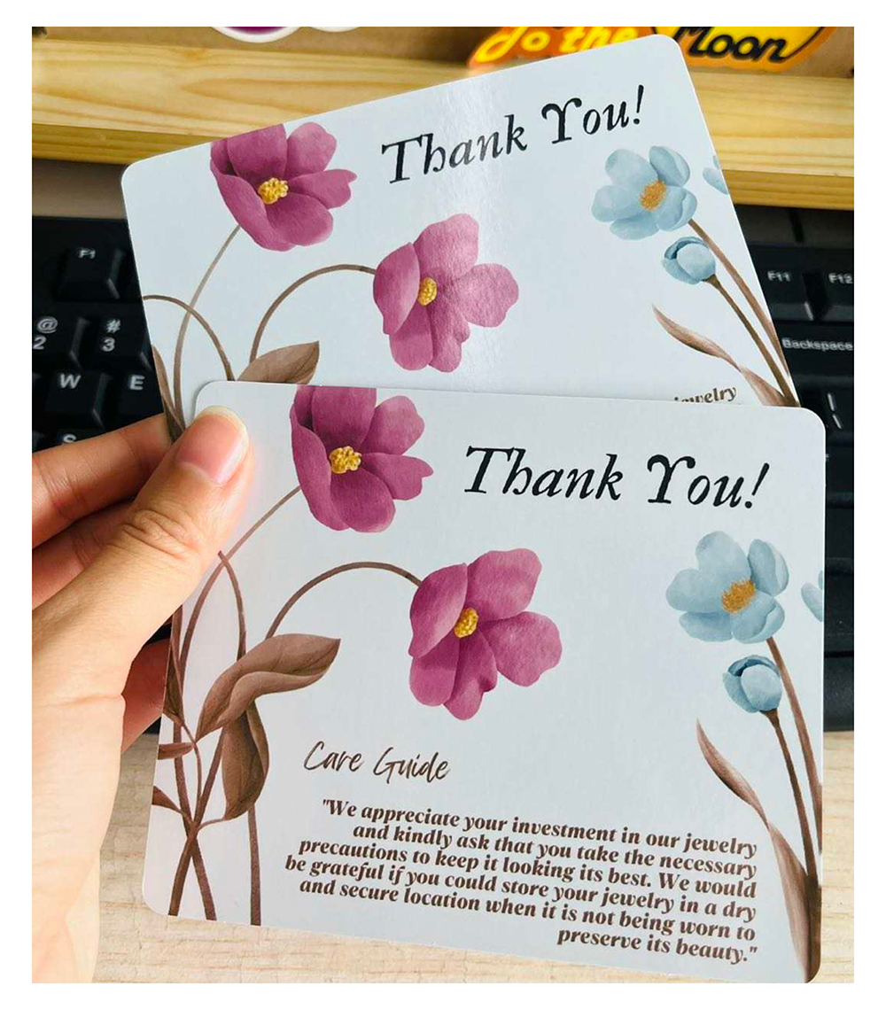 Tarjeta de agradecimiento personalizada color ejemplo 02