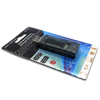 Detector USB de I-SMART, voltímetro, amperímetro, probador de capacidad de potencia, medidor de corriente de voltaje móvil, KWS-V21 USB