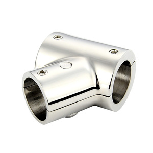 60 22mm Separable Tee <b>Marine</b> Stainless Steel Boat <b>Hardware</b> Pipe Connections and Joints <b>Hardware</b> Fittings - Product Image 1