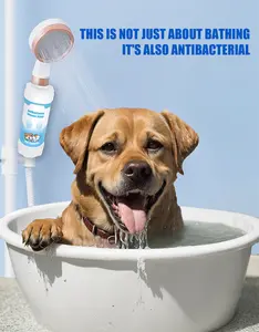 2024 una fabbrica di gatto cane all'ingrosso plastica vita di servizio colorato vitamina Corea bagno doccia filtro per l'acqua in vendita