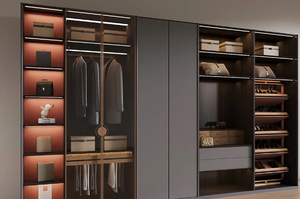 Modern Wood Freestanding Walk-in <b>Wardrobe</b> with 6 Doors Large Capacity Space Saving DIY Villa Home Furniture Bedroom Living Room - Product Image 2