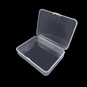 Rectangular Pp Plastic Storage Box 11X8X2.5Cm Transparent With Lid For Small Parts Packaging - Product Image 3