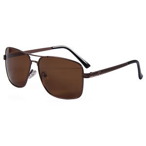 Nouvelles lunettes de soleil polarisées pour hommes, monture en métal, verres TAC UV400, design carré, pour la pêche, la conduite, la protection solaire, tenues tendance - Product Image 1