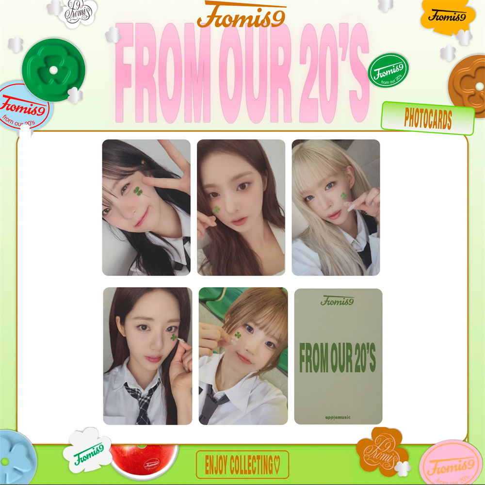 5Pcs/Set Kpop Fromis_9 FROM OUR 20'S New Album Lucky MS SW Ver