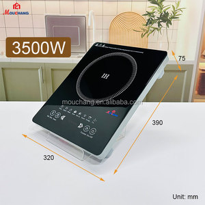 Écran tactile <span class=keywords><strong>électrique</strong></span> <span class=keywords><strong>de</strong></span> cuisinière à induction portable <span class=keywords><strong>2500W</strong></span> pour usage domestique en plastique durable - Product Image 1