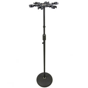 Support de microphone multiple K-202-2B en métal, facile à ranger, gain de place, pour la présentation - Product Image 4