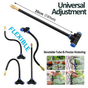 360 Degree Brass Adjustable Misting Nozzle Low Garden Irrigation Farm Atomization <b>Sprayer</b> Outdoor Patio Cooling System - Product Image 2