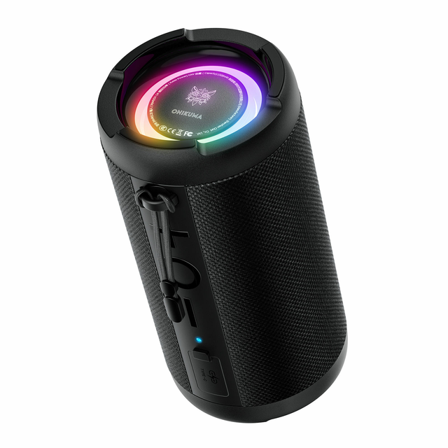 ONIKUMA L20 Outdoor Portable RGB Light Waterproof Stereo Dual Speakers Wireless Speaker Loud Subwoofer