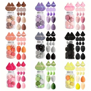 ฟองน้ำแต่งหน้า<span class=keywords><strong>แบบ</strong></span>นุ่มสีม่วง 14/15 ชิ้น ใช้ได้ทั้ง<span class=keywords><strong>แบบ</strong></span>แห้งและแบบเปียก <span class=keywords><strong>4</strong></span> <span class=keywords><strong>แบบ</strong></span> สำหรับลงแป้งและรองพื้น รู<span class=keywords><strong>ป</strong></span>ทรงหยดน้ำ - Product Image 1