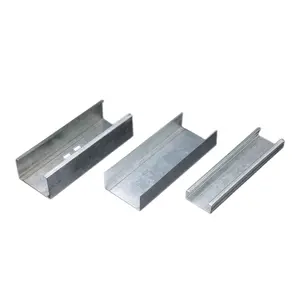 Custom Construction sheet metal part building galvanized steel slotted channels