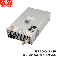 Alimentation électrique Mean Well RSP-3000-12 3000W à sortie unique AC 110V/220V DC 24V 125A SMPS, efficacité 90%, automatisation industrielle