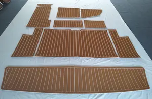 Komin Kit de revêtement de sol pour bateau à pont en faux teck en mousse EVA marine personnalisée