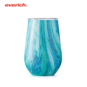 Listo para nave <span class=keywords><strong>Amazon</strong></span> Top vender 4-Paquete de 12oz de tazas de cerveza, vino, Copa frasco de vacío de acero inoxidable café de acero vino vaso - Product Image 1