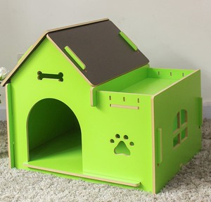 Mới Sáng Tạo Thân Thiện Với Môi Di Động Nhiều Màu Bằng Gỗ Pet Cat <span class=keywords><strong>Dog</strong></span> Kennels Cho Trong Nhà Và Ngoài Trời Sử Dụng - Product Image 2