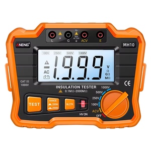 Mégohmmètre numérique Aneng MH10 100/250/500/1000V Testeur de résistance d'isolement et de terre - Product Image 1