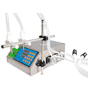 Machine de remplissage péristaltique numérique à double tête, semi-automatique, 220V, pour bouteilles de liquides et d'huiles, avec pompe et entraînement électrique - Product Image 3