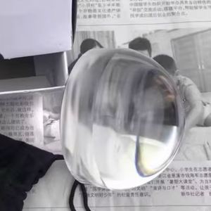 High Definition 6x Acrylic Pocket <b>Magnifier</b> Hemispherical <b>Mirror</b> Mantou with Paperweight Design Expansion Tool - Product Image 5