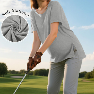 Vêtements pour femmes enceintes au design uni, t-shirts pour femmes enceintes, logo personnalisé, t-<span class=keywords><strong>shirt</strong></span> décontracté surdimensionné personnalisé OEM pour femmes enceintes - Product Image 4