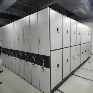 Étagères de classement compactes en métal mobiles à 6 niveaux durables pour bibliothèques, écoles, hôtels, hôpitaux - Stockage de masse dense pour <span class=keywords><strong>bibliothèque</strong></span> - Product Image 1